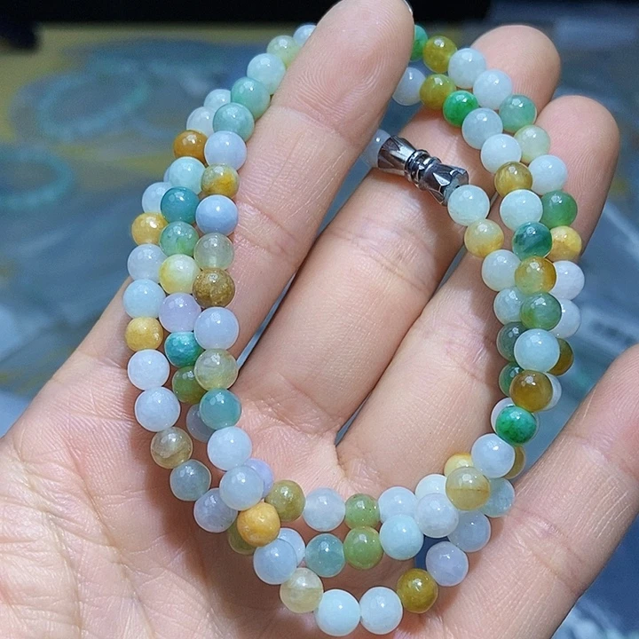 未镶嵌定制翡翠缅甸翡翠A货手串