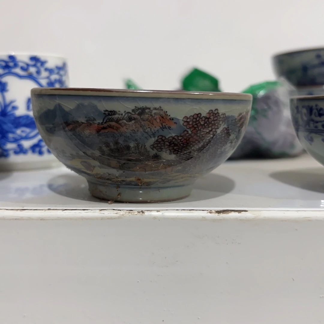 悠***族瓷片老陶泥开片漏子