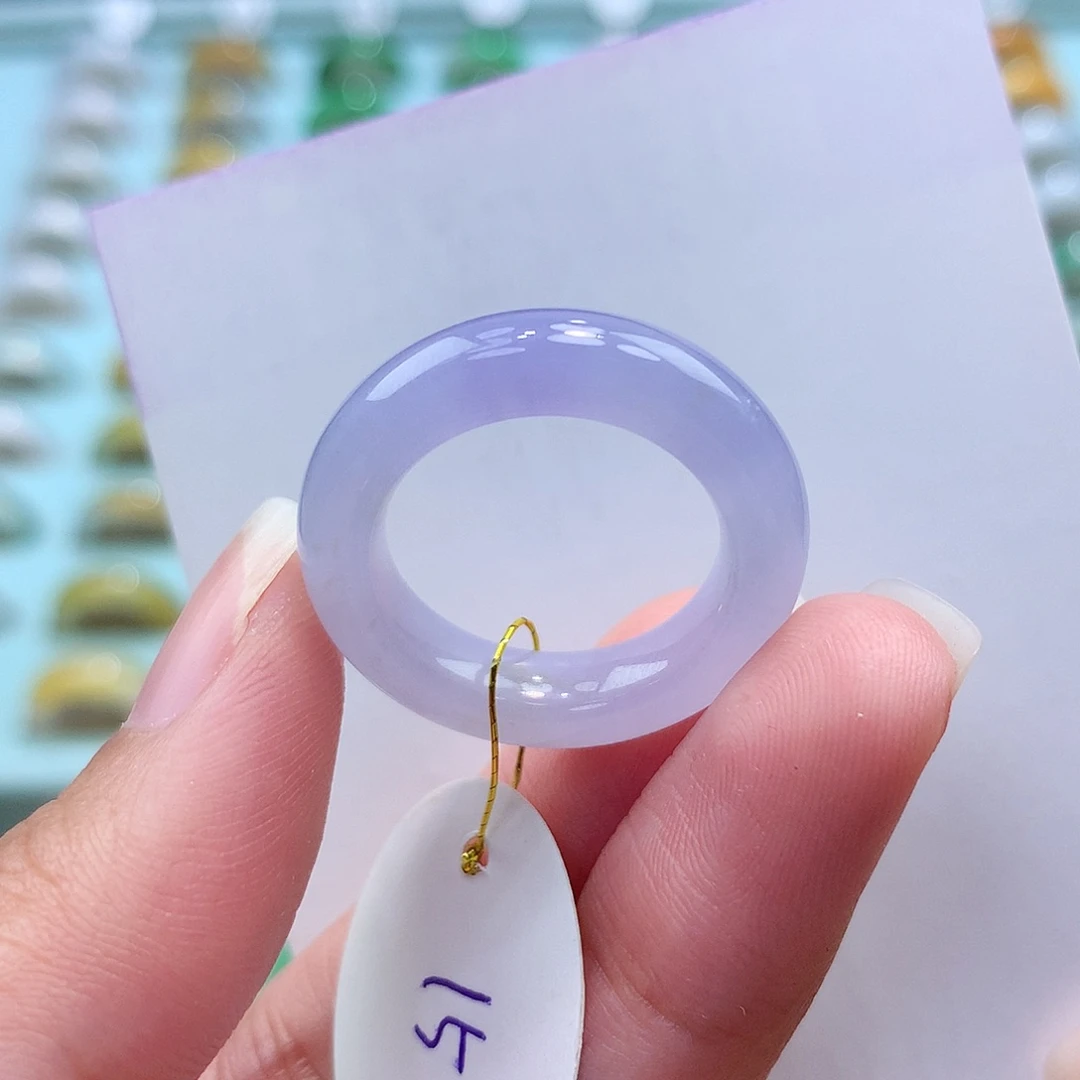 未镶嵌戒指翡翠15圈