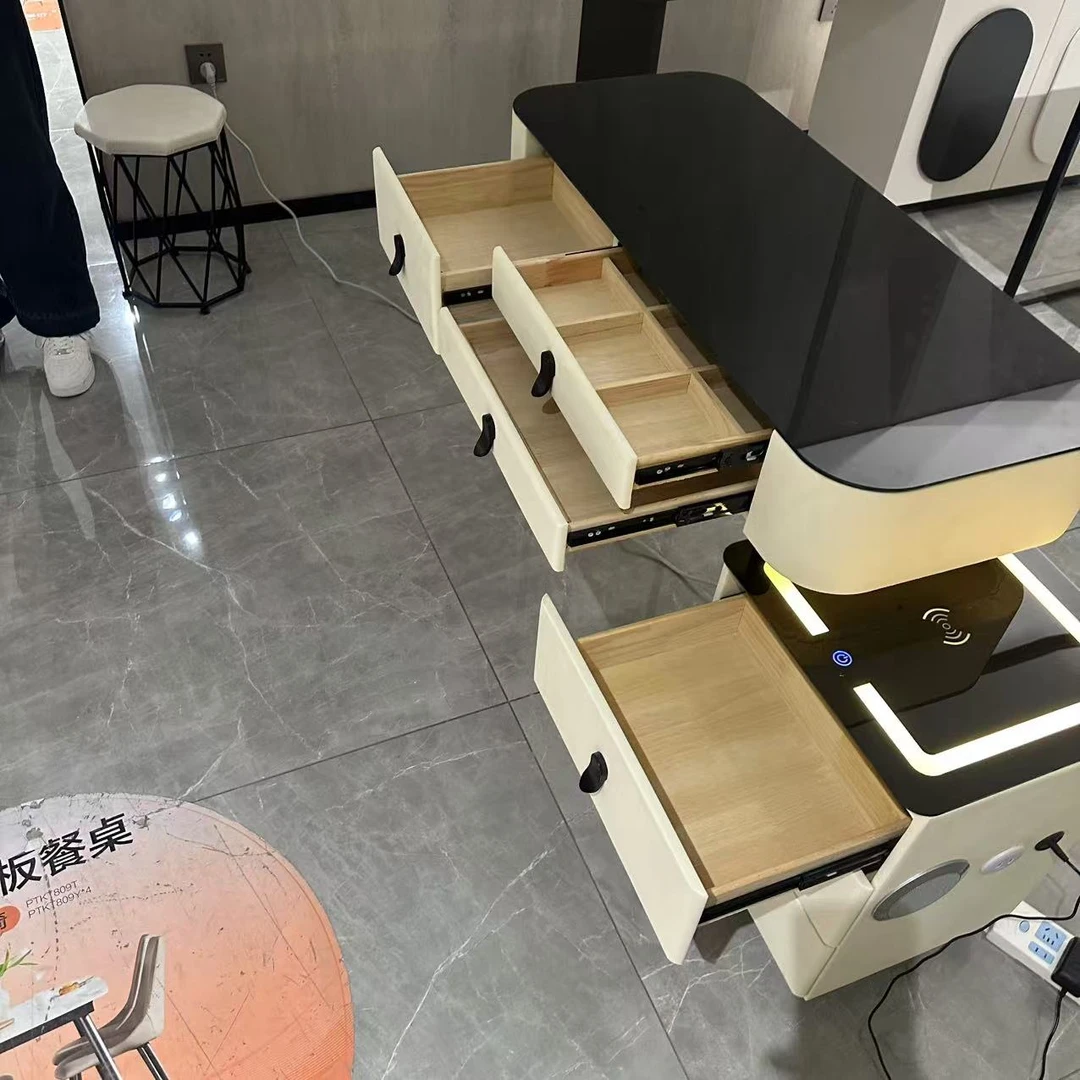 智能实木梳妆台卧室化妆桌