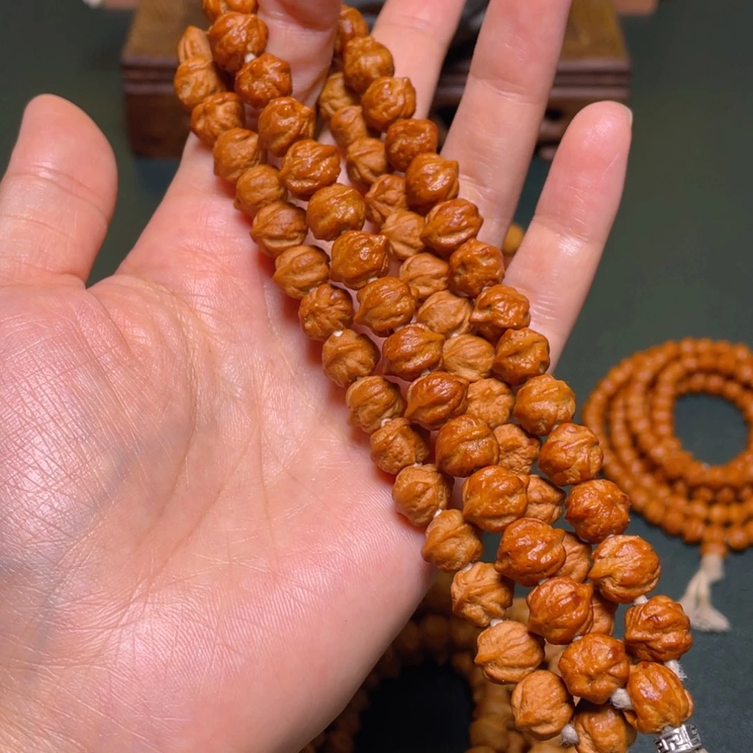 柏香籽/百香籽手串白牙横打手持