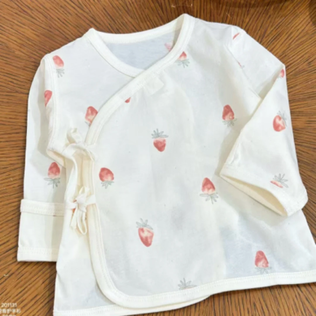 娃丽比-2025年春夏新生儿挖背半背衣和尚服/婴幼儿夏季衣服