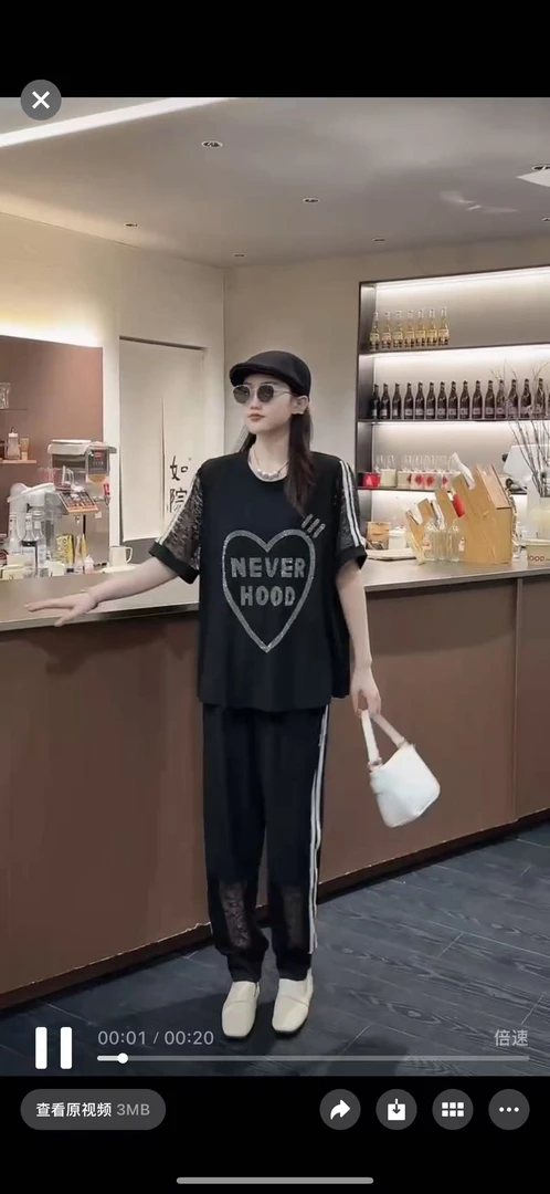 女士时尚休闲套装2822-A116****