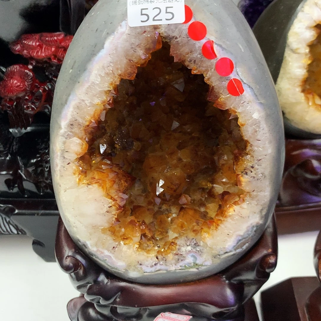 水晶大型摆件（非配饰）未镶嵌朱