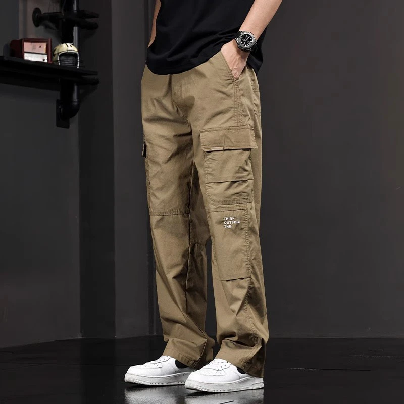 法国Cebrodz工装裤男2025新款夏季高端美式潮牌直筒裤宽松休闲裤