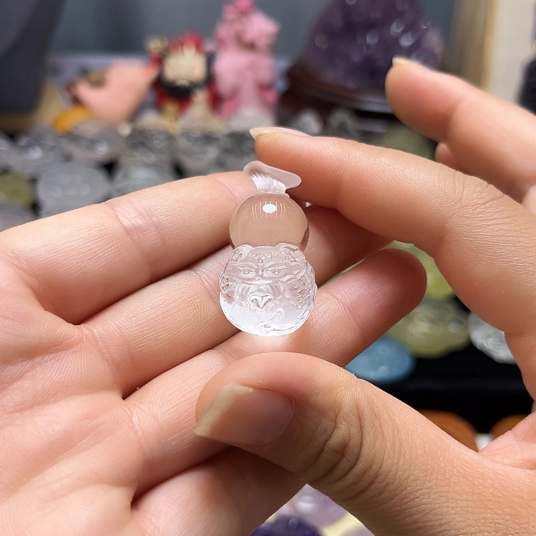 颈饰银S925镶嵌水晶泰****r白水葫芦113