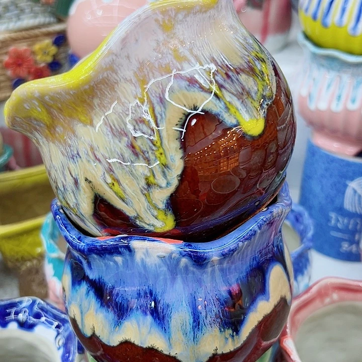 有孔，满10元发货多肉陶瓷花盆