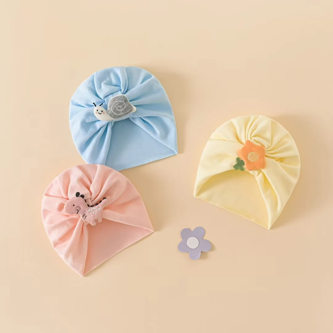 新生儿宝宝帽子春夏款胎帽纯棉