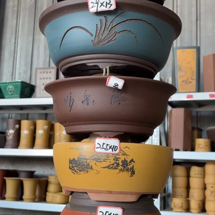 紫砂花盆               100-6