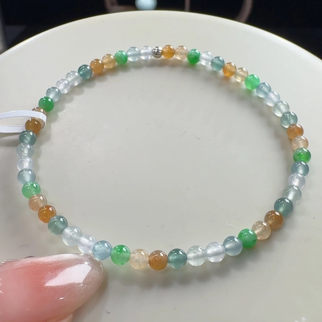 未镶嵌手链翡翠高冰糖果多宝卡3.7