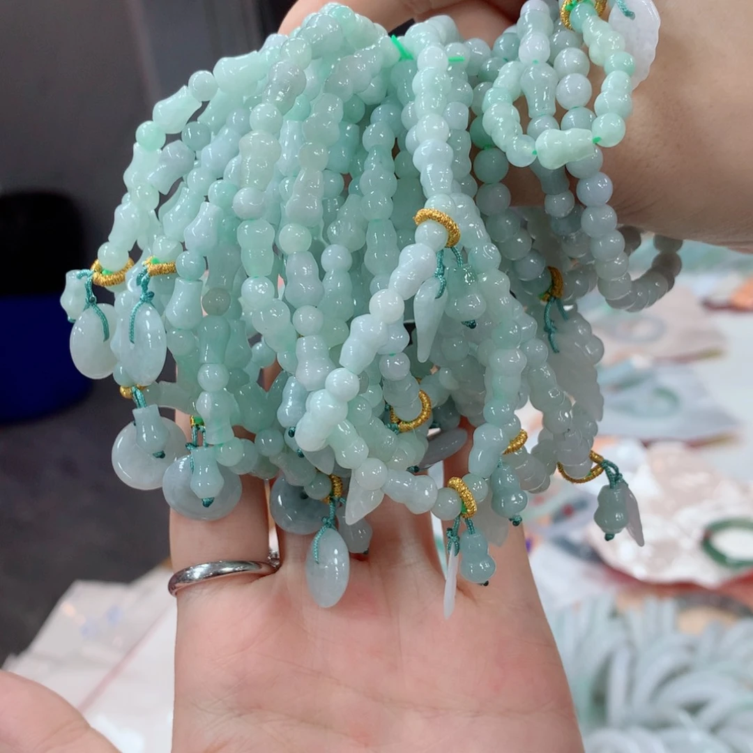 未镶嵌手链翡翠多样性发1