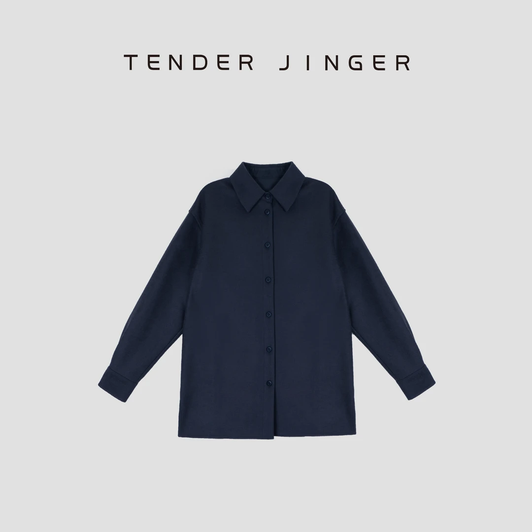 Tender Jinger【雅致随性】羊毛混纺衬衫套装（分开拍）T53TG41320