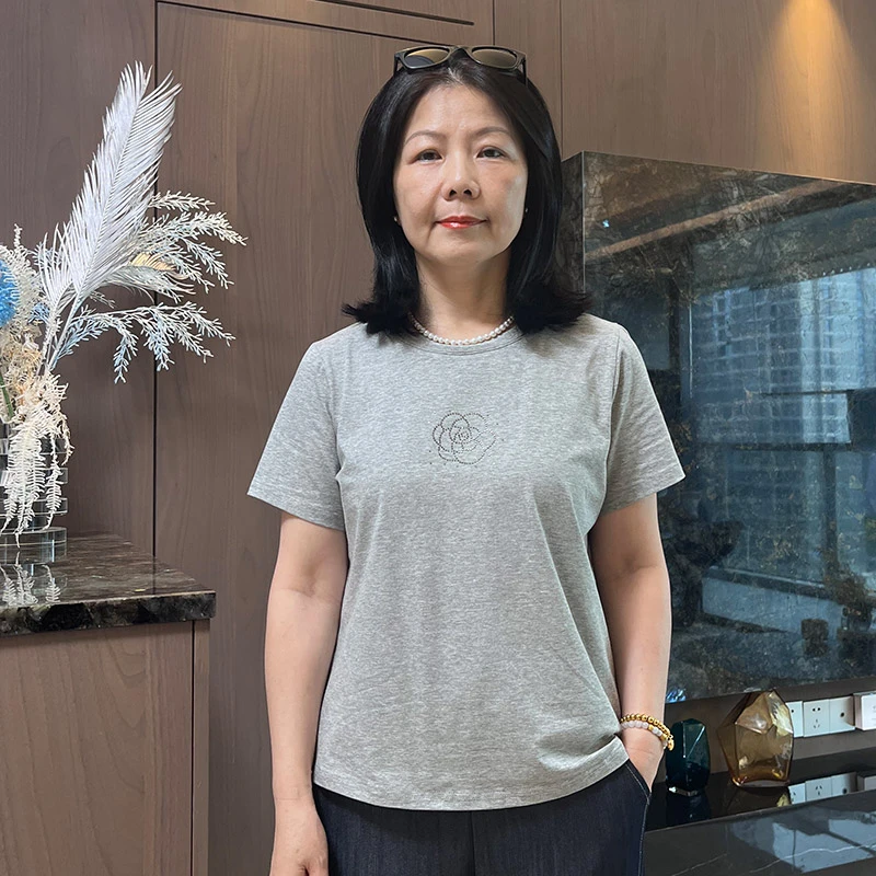 妈妈打底T恤休闲宽松夏季上衣2560