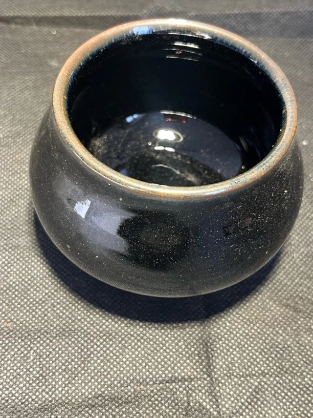 乌金大佛肚杯建窑建盏高端茶盏