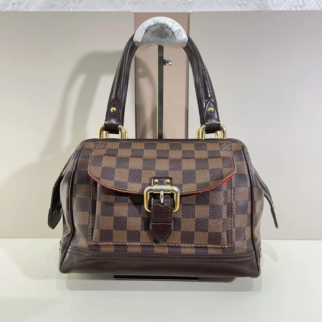 95新 LouisVuitton/路易威登 lv棋盘格手提单肩包cj5096