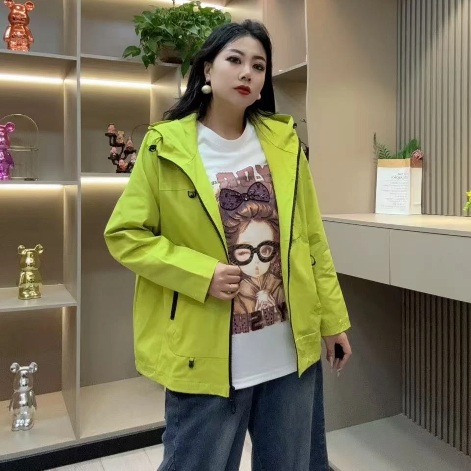 秋季外套-丫 5826时尚潮流洋气设计显瘦休闲胖MM大码女装新款
