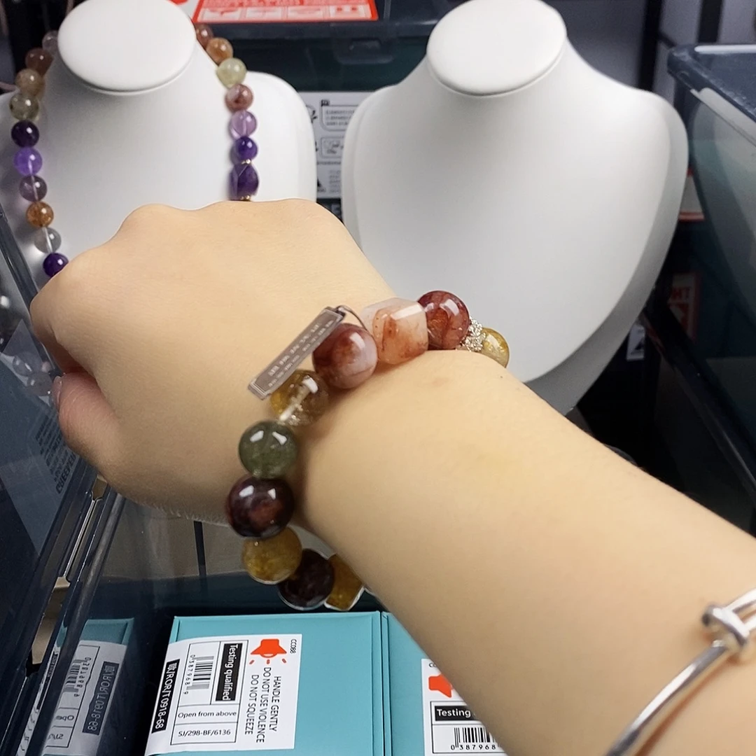 银S925镶嵌水晶手链