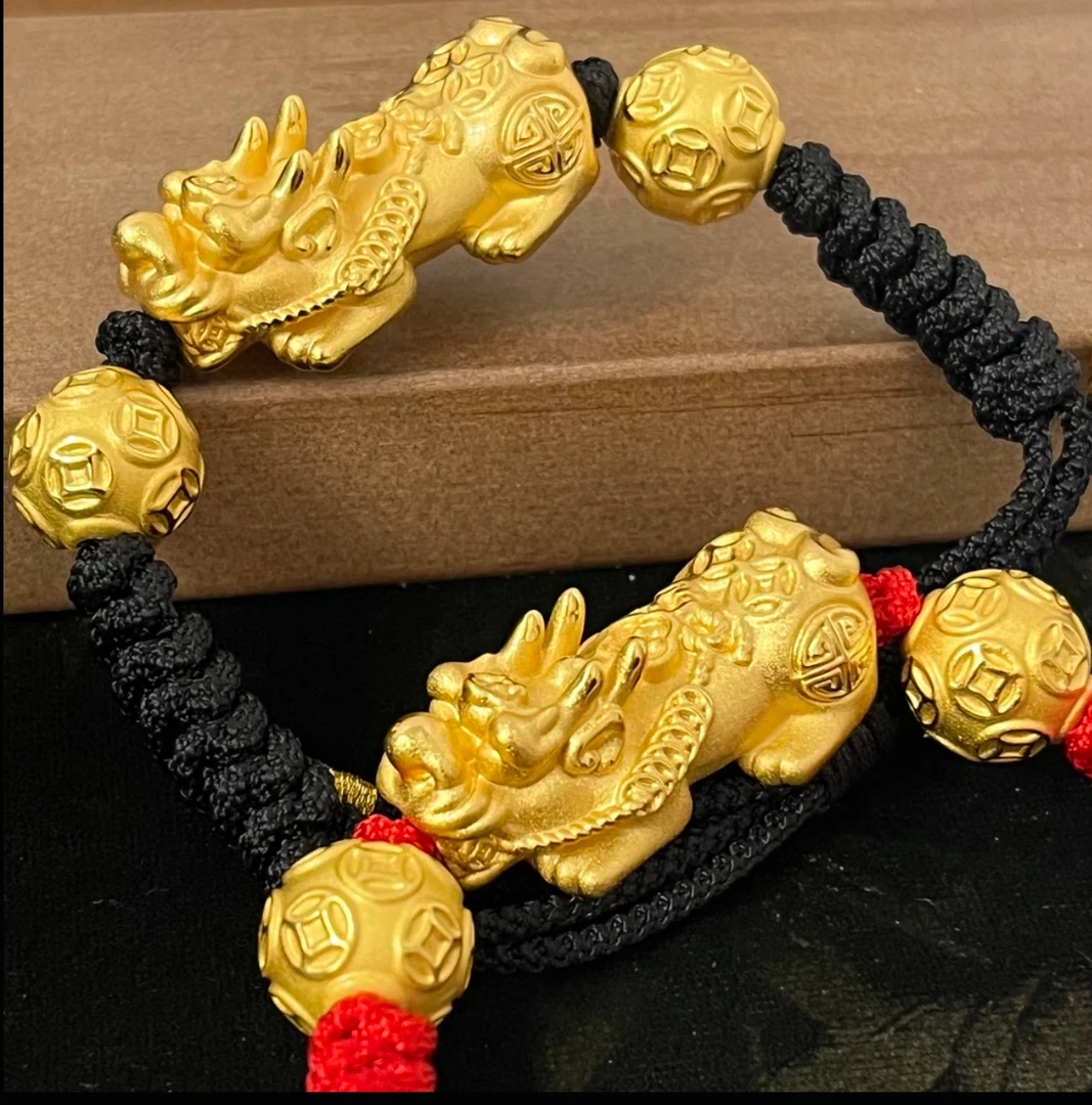 合金手链 手工编织貔貅手链 手链可调节时尚轻奢情侣