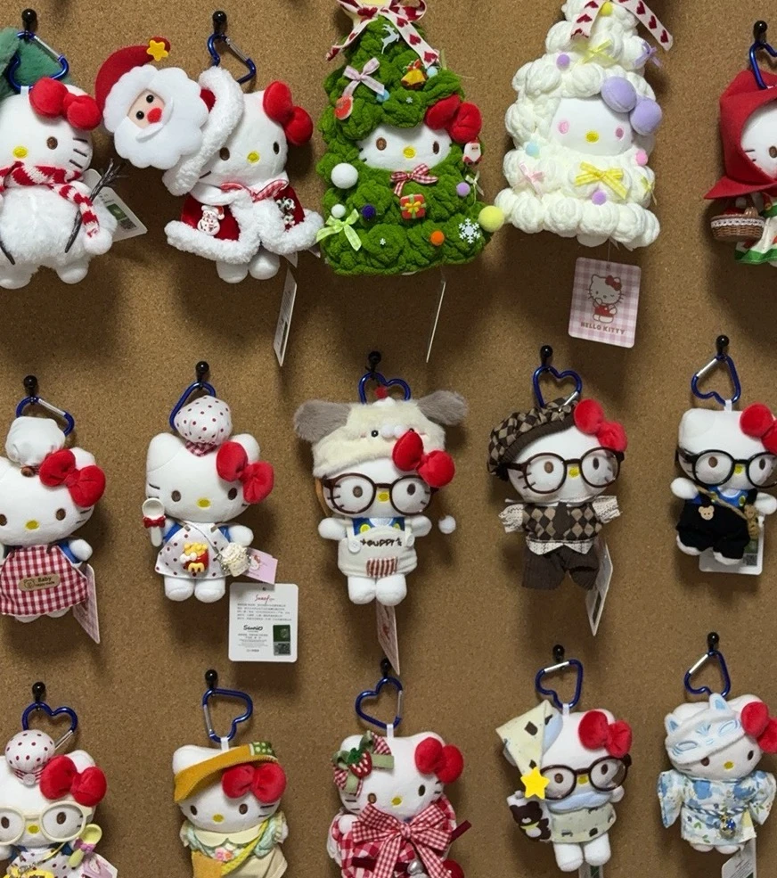 正版三丽鸥挂件合集可爱毛绒挂饰