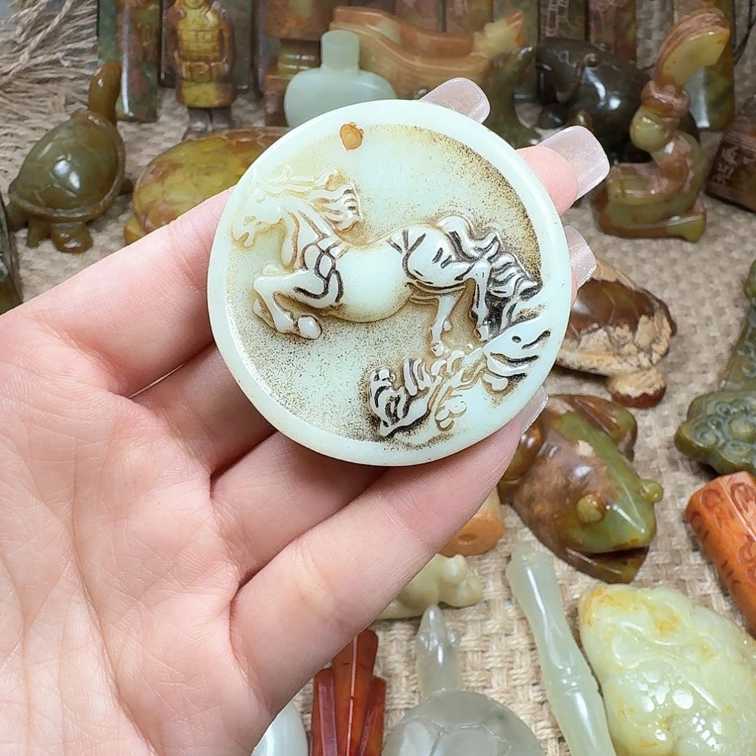 白玉菩提吊坠挂件