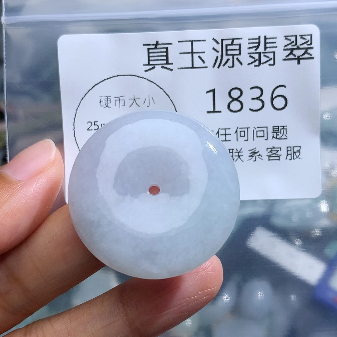 翡翠未镶嵌颈饰1836