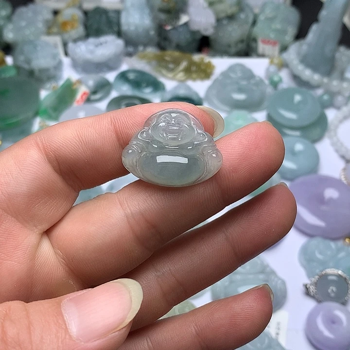 翡翠未镶嵌颈饰天然翡翠