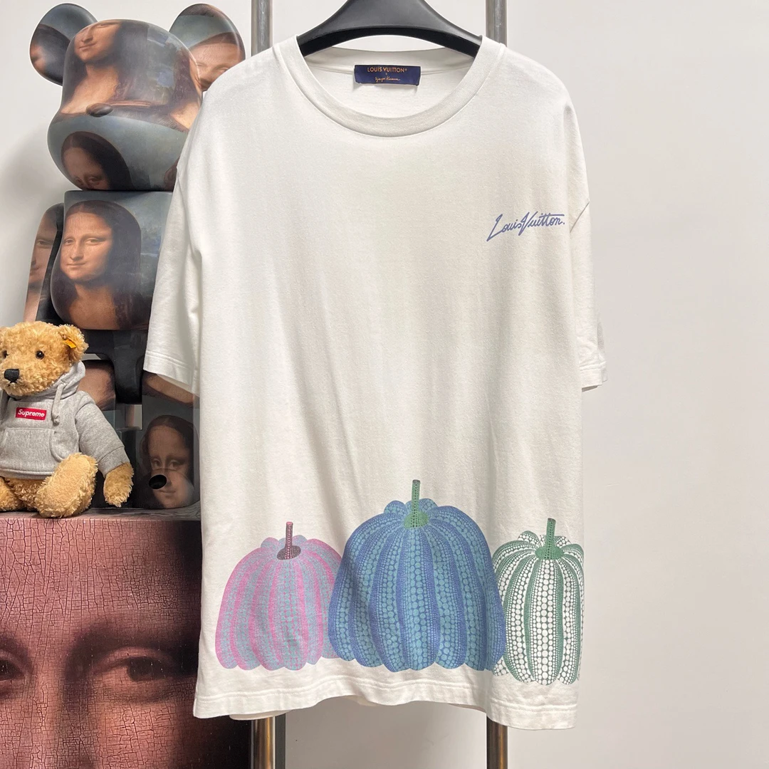 99新 LouisVuitton/路易威登 草间弥生短袖XL码衣长：75 胸围57