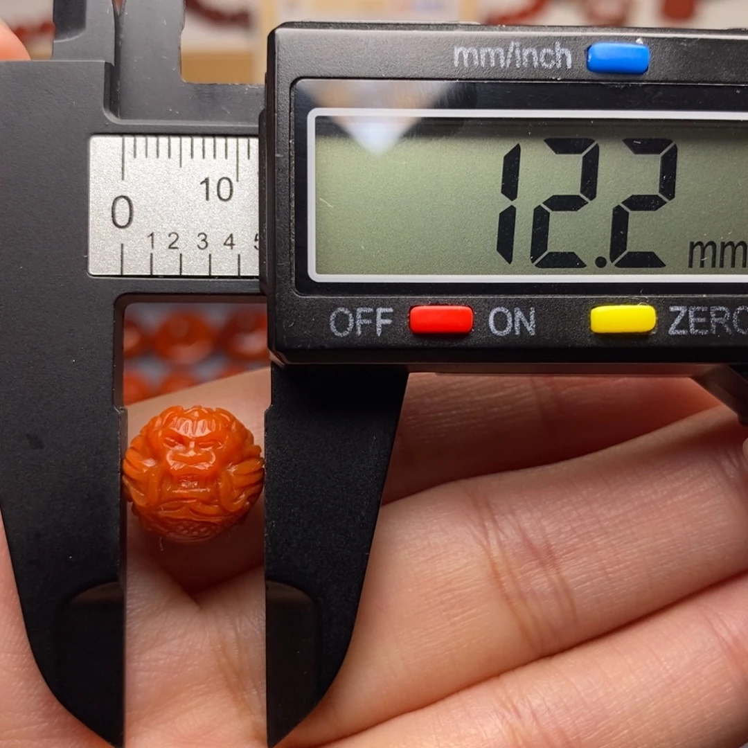 南红玛瑙未镶嵌配饰微瑕龙珠