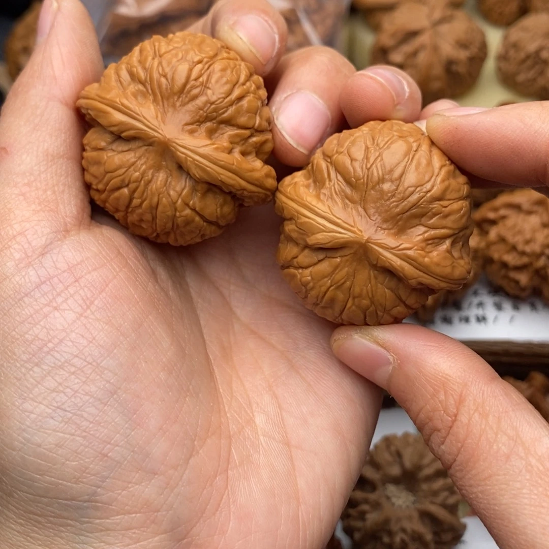 文玩核桃把件177号38乾隆磨盘