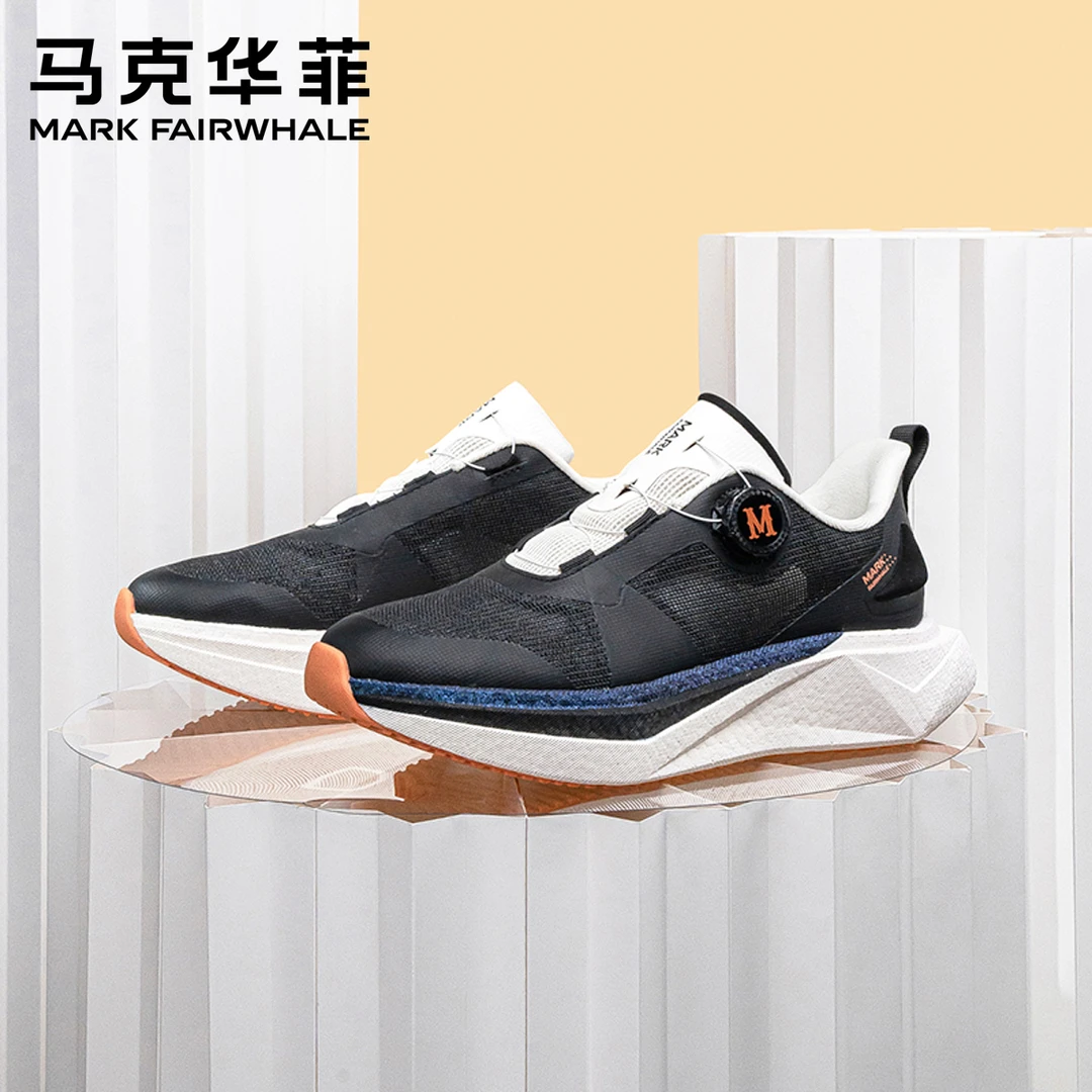 马克华菲休闲运动鞋2025春季新款男士户外跑步鞋潮流缓震鞋子男