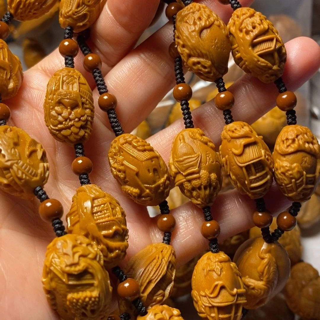 橄榄核手串/手链苏州园林脖挂