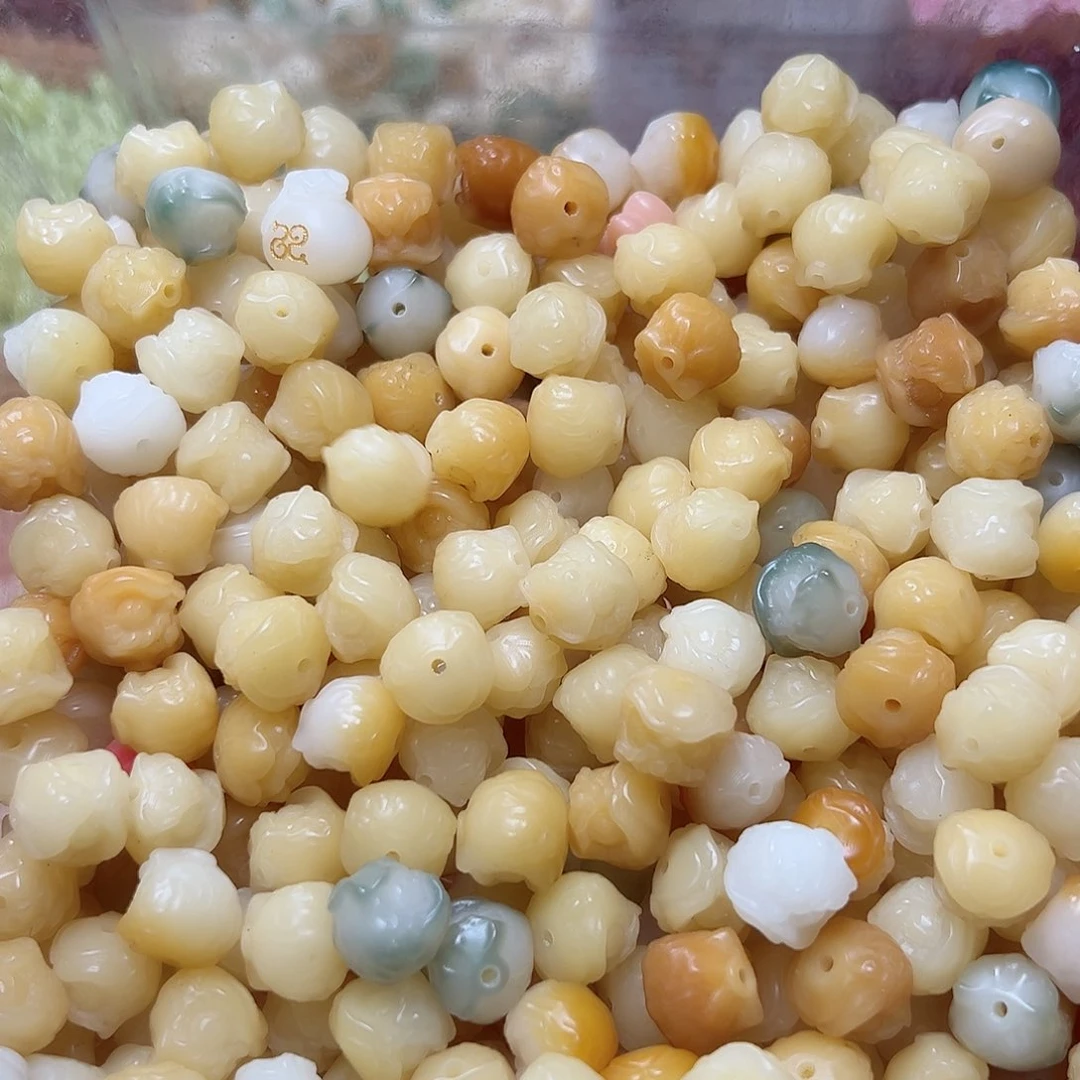 菩提根/象牙果吊坠卡13黄色系醒狮20颗卡牌➕5颗