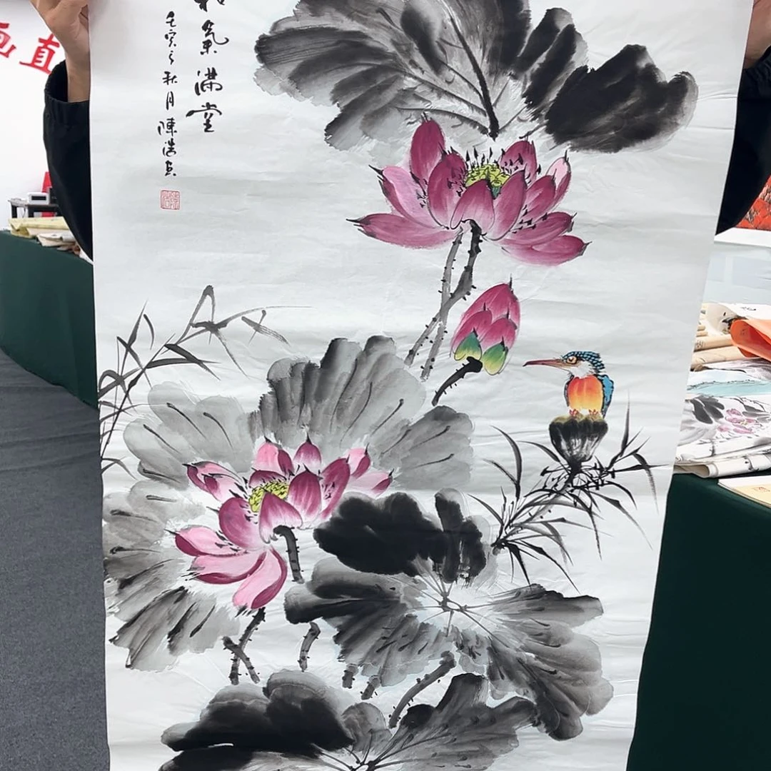 国画宣纸国画纯手绘作品