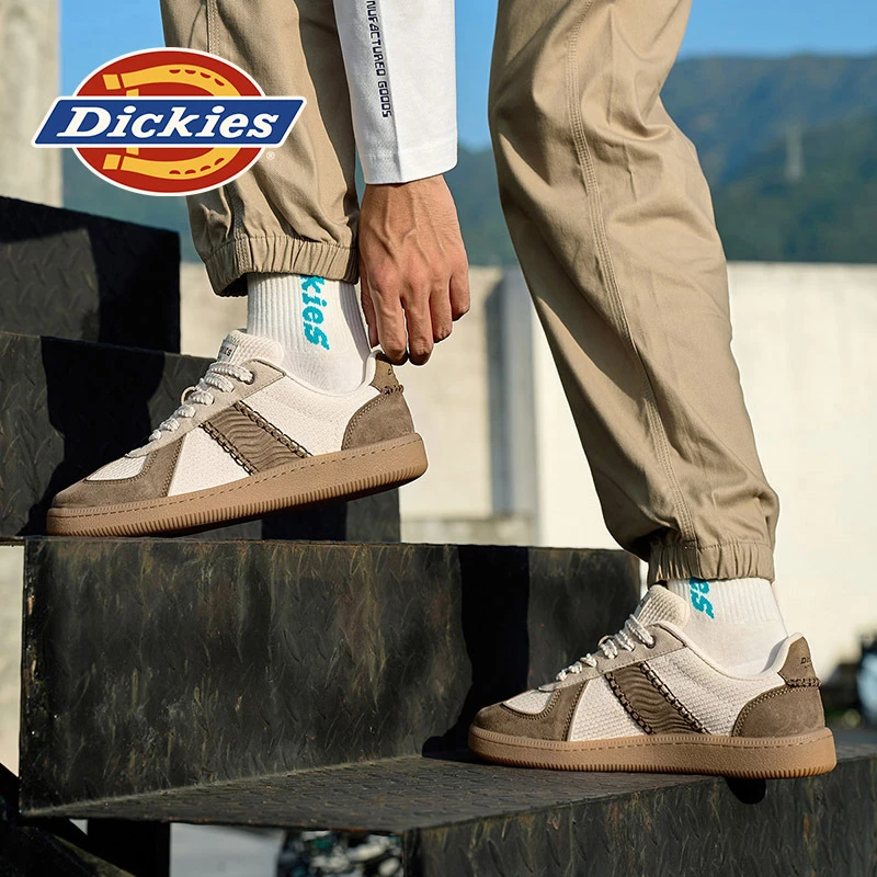 Dickies板鞋2025冬季新款男女软底运动鞋时尚潮流情侣款德训鞋