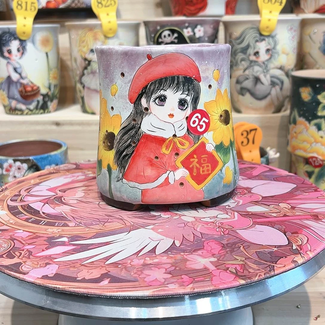紫砂花盆手工花盆默认微瑕10/12