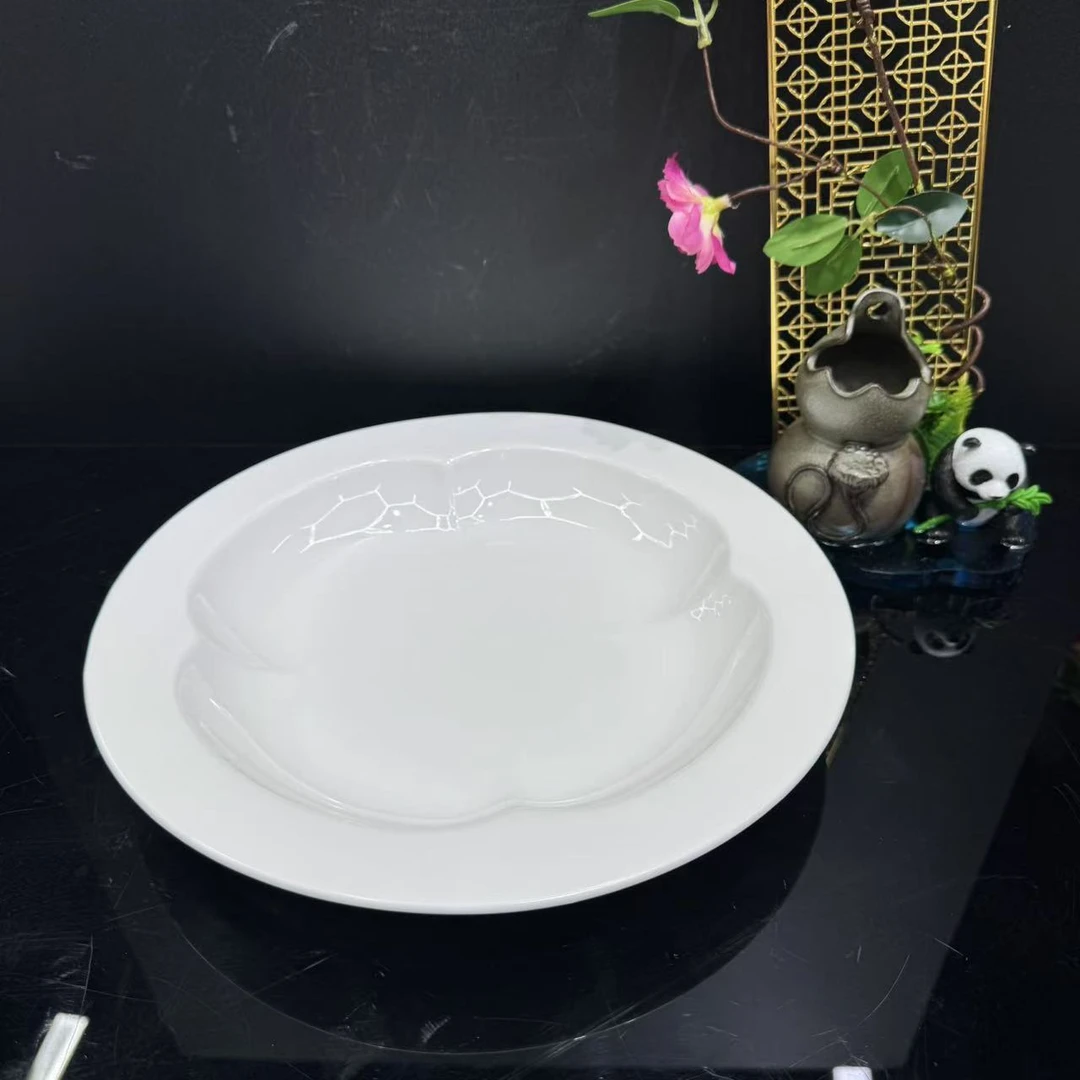 高温菜盘家用个性好看酒店餐厅西餐特色餐具点心盘