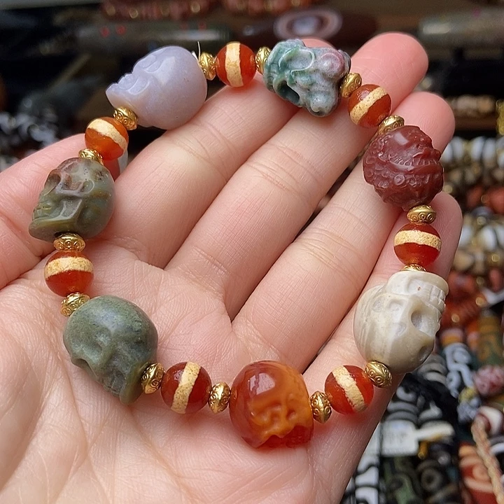 玛瑙/玉髓未镶嵌手链