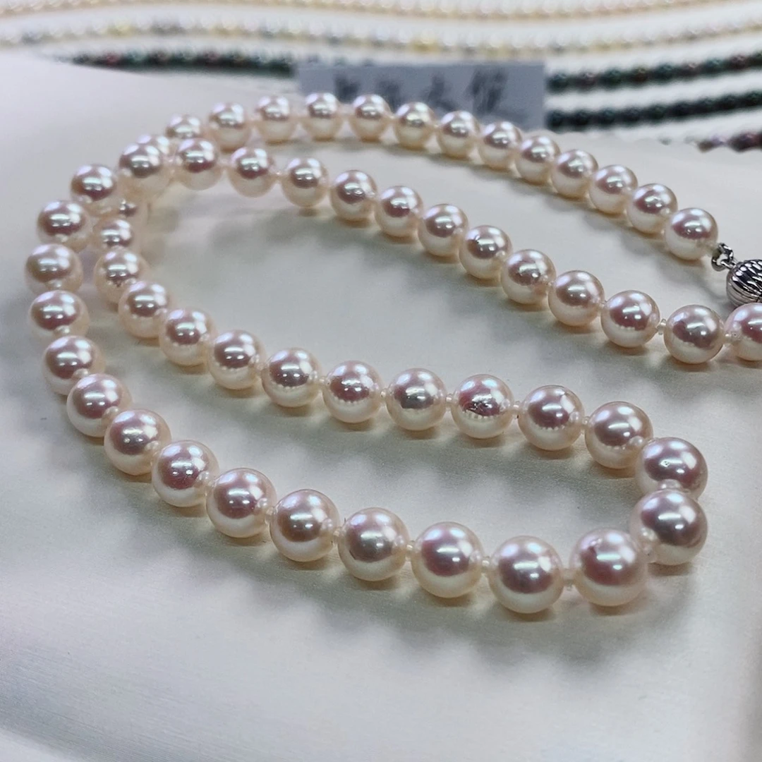 项链未镶嵌海水珍珠7-7.5