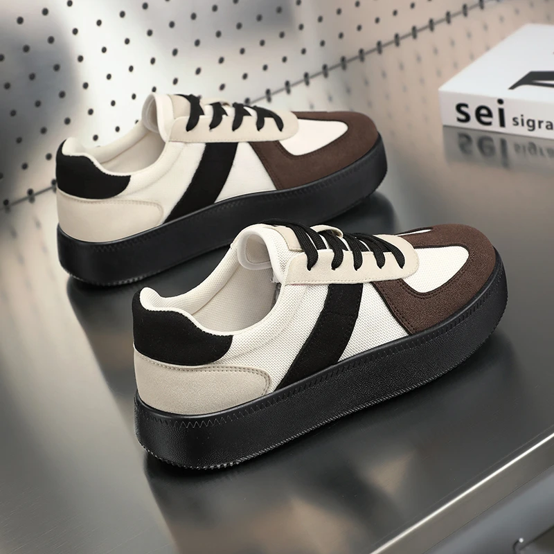 春季爆款情侣德训鞋厚底增高阿甘鞋运动复古休闲百搭男鞋软底舒适