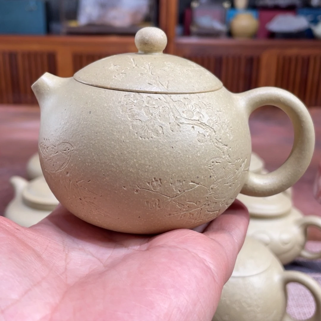 茶壶紫砂春**里宜兴紫砂原矿紫砂壶