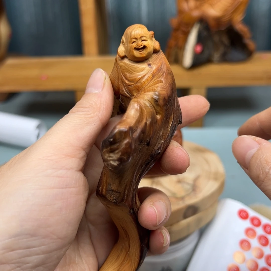 *****木崖柏木摆件手把件，