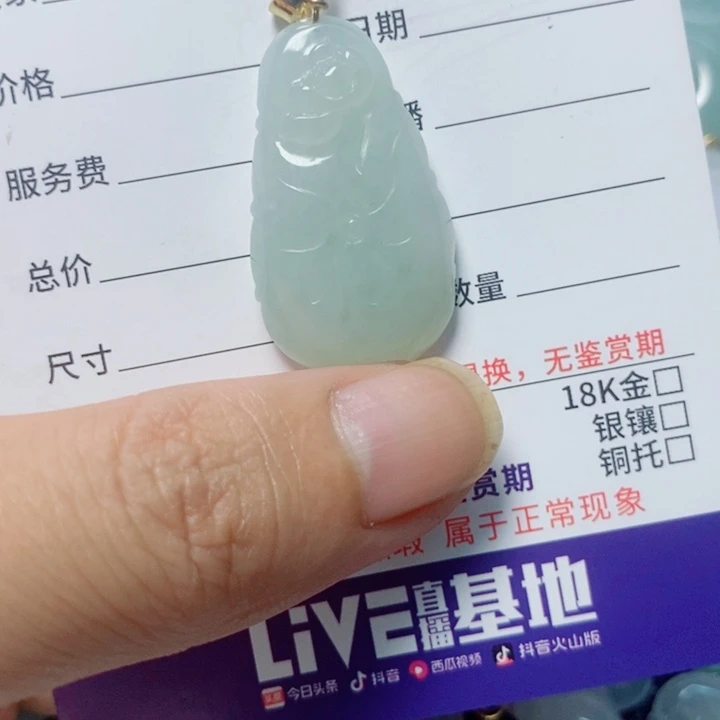 翡翠未镶嵌颈饰天然翡翠A货