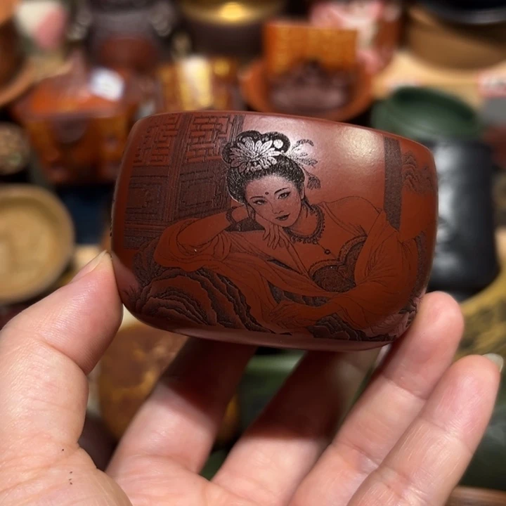 茶杯紫砂宜兴紫砂主人杯