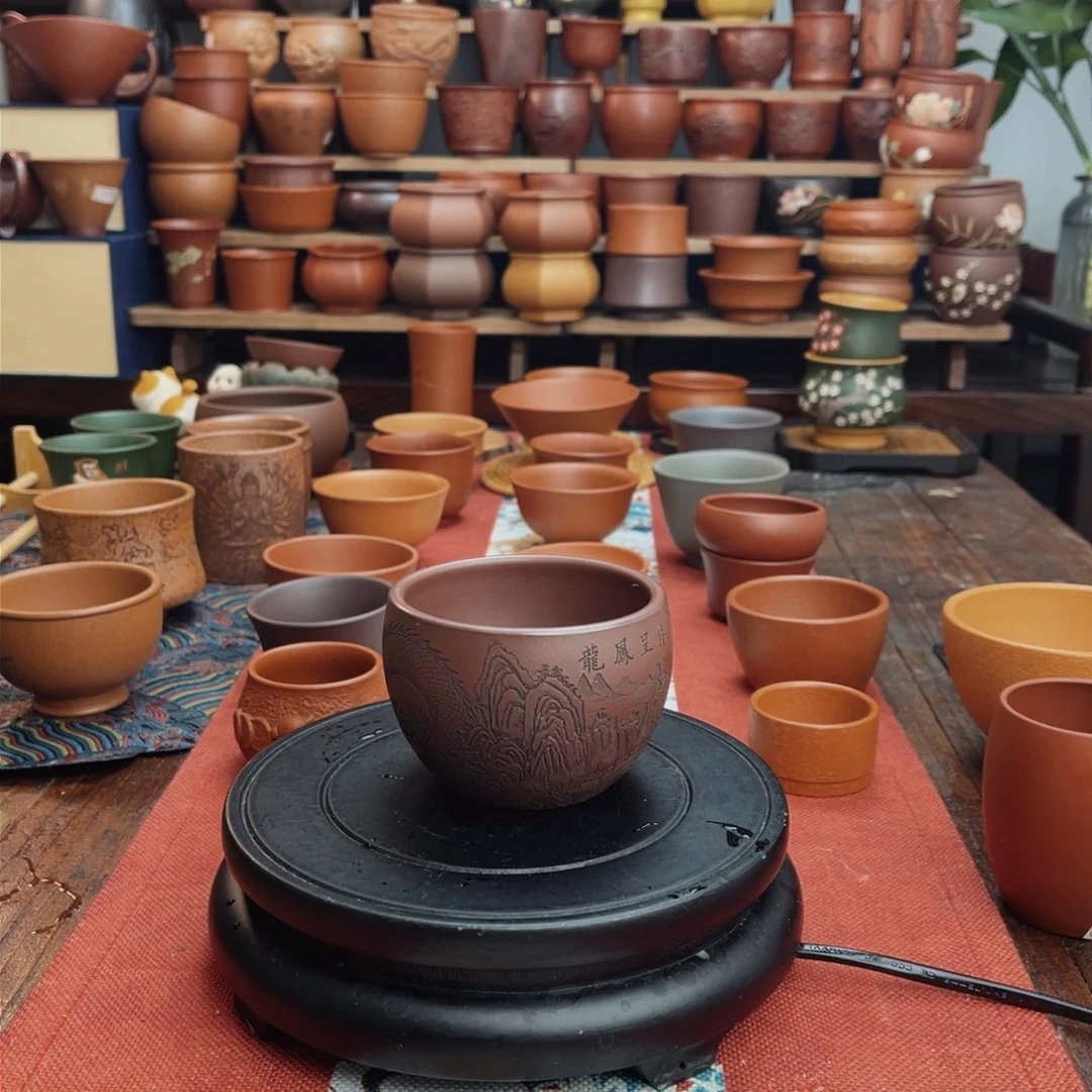紫砂茶杯宜兴紫砂