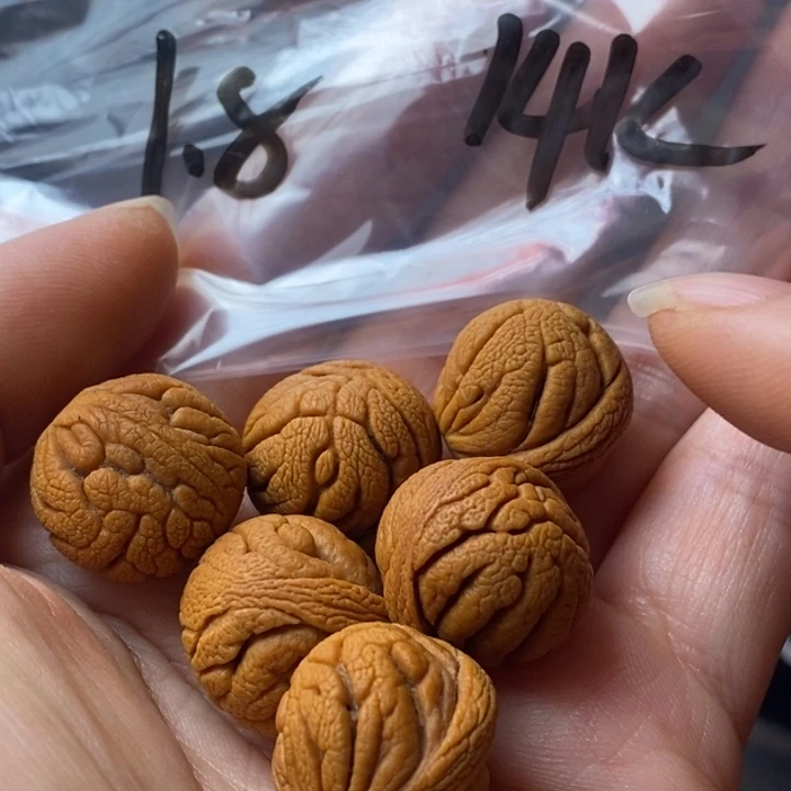 手串文玩核桃秦岭野生龙纹桃核18