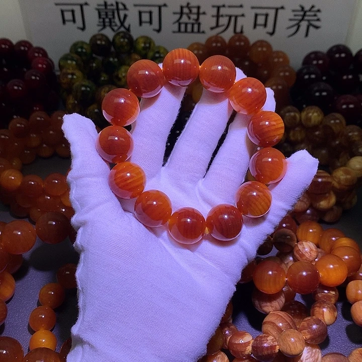 手串/手链松木（琥珀木）1.8 包浆高货