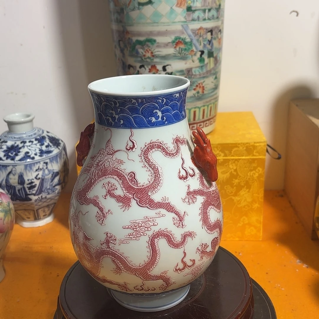 瓷片花瓶摆件2222222222222