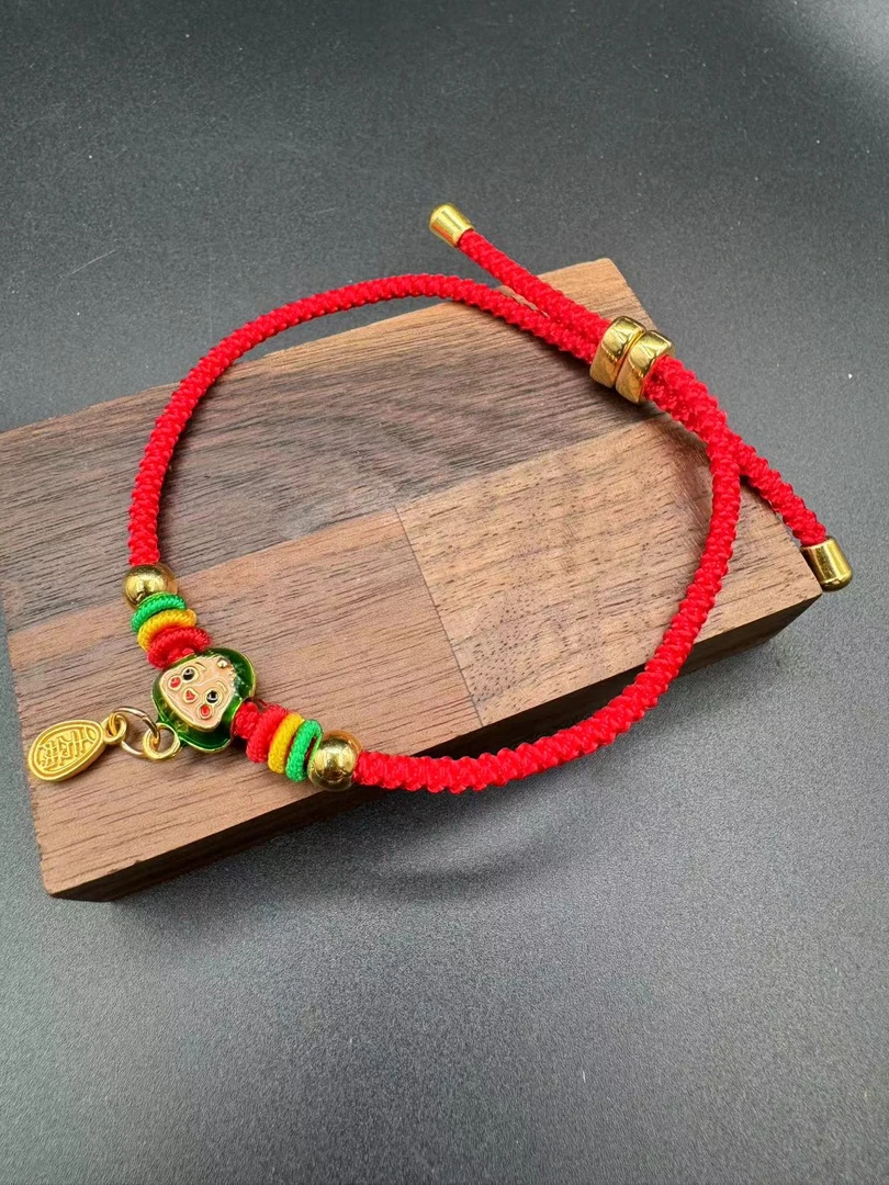 铜合金合成锆石手镯 5395 呆萌小粽子精致手链