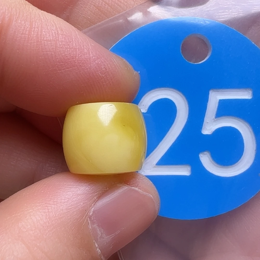 蜜蜡未镶嵌珠宝奇石12.5mm皮点