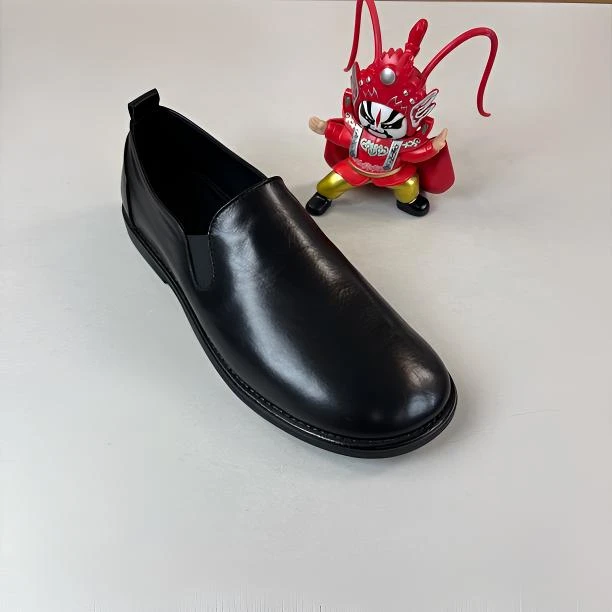 单款老北京款式，878513广州胎牛皮经典商务休闲皮鞋真皮休闲鞋